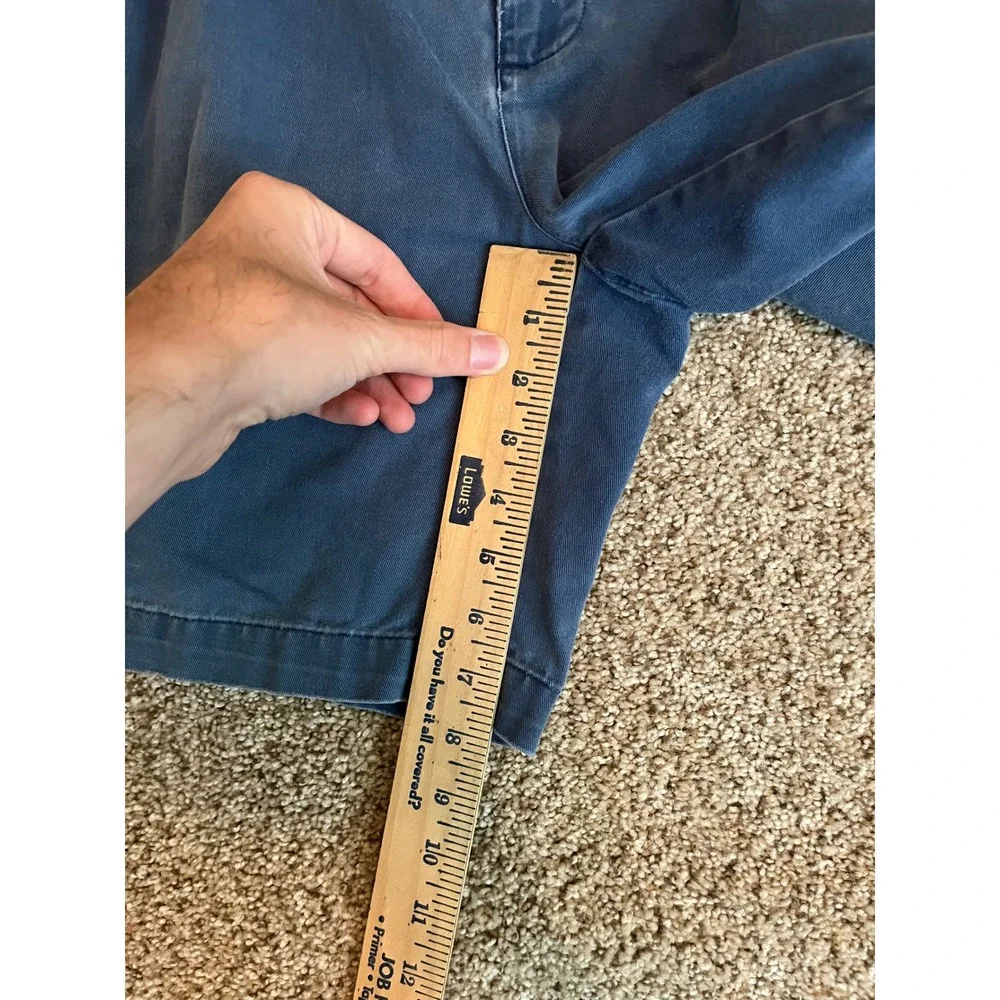 VTG 90s Polo Ralph Lauren Men's Pleated Chino Shorts 34 Blue 8